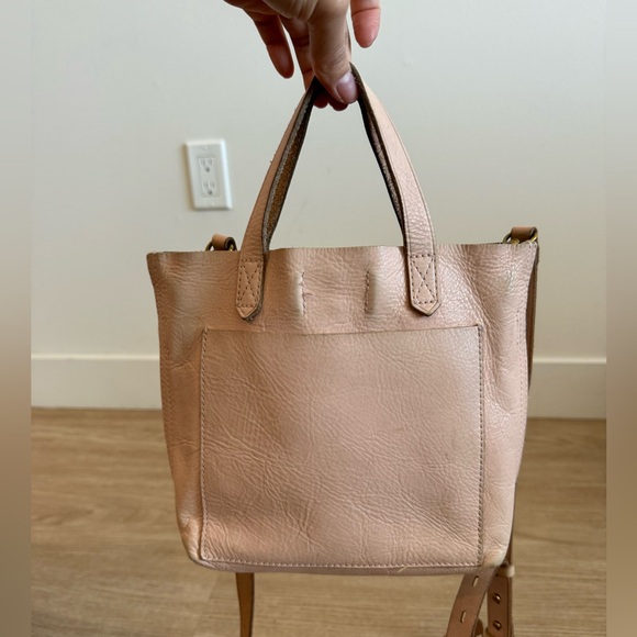 Madewell Handbags - Madewell Mini Transport Pink Leather Bag